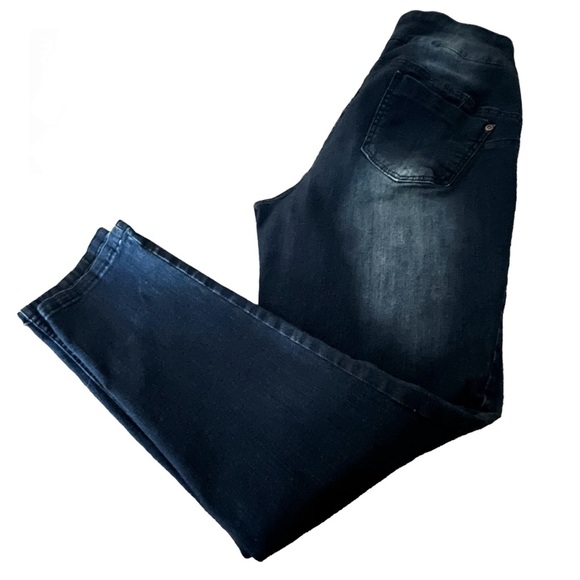 Peck & Peck Curve Perfect Pull-on Stretch Denim Jeans Perfect Condition NWOT - Picture 8 of 12